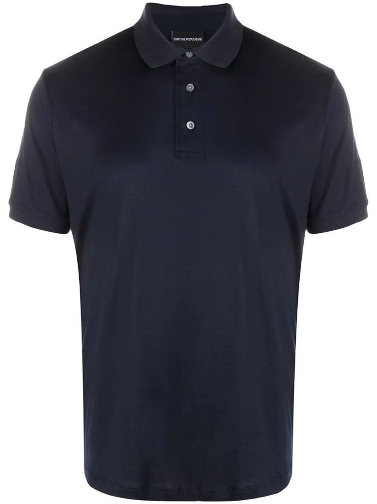 logo short-sleeved polo shirt
