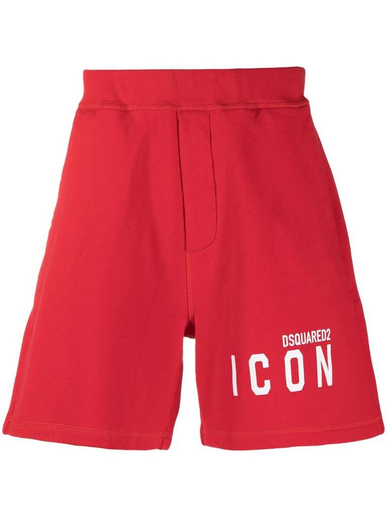 Icon print shorts