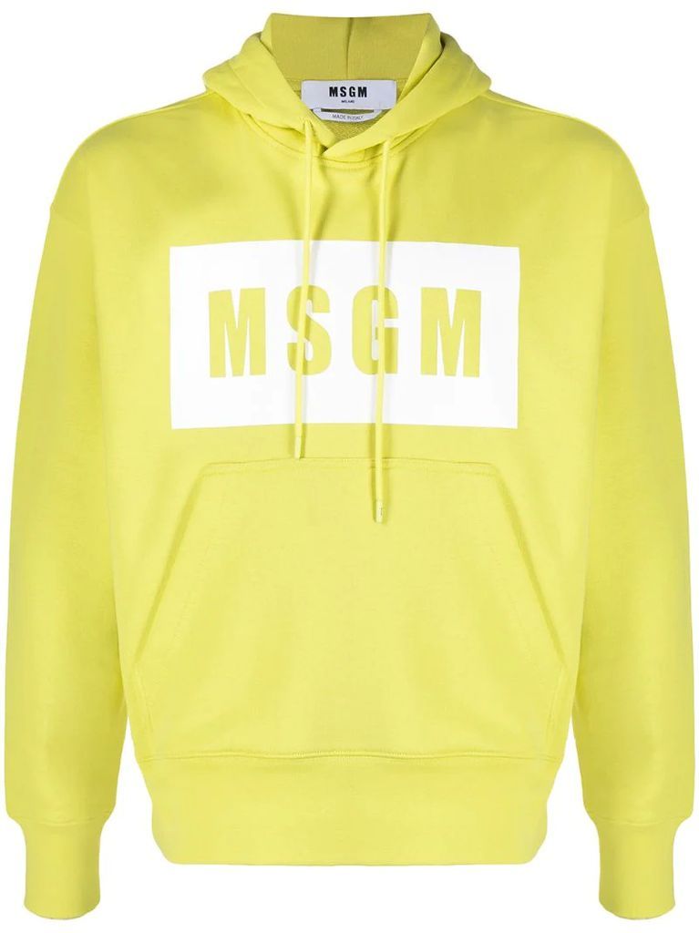 logo-print hoodie