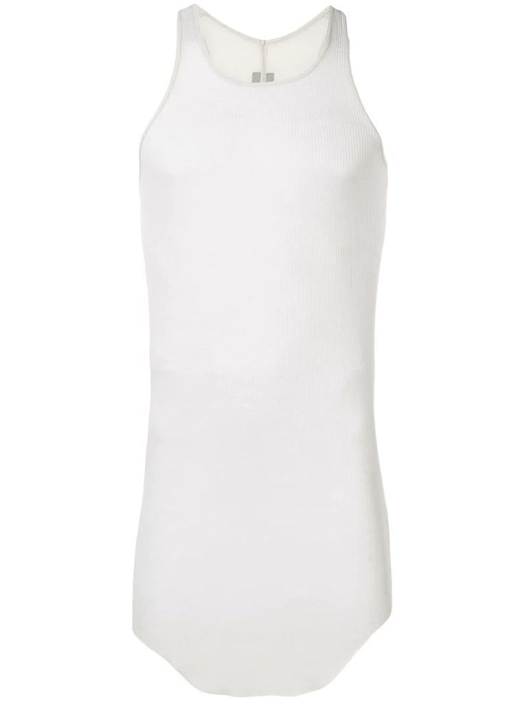 ribbed fitted vest top