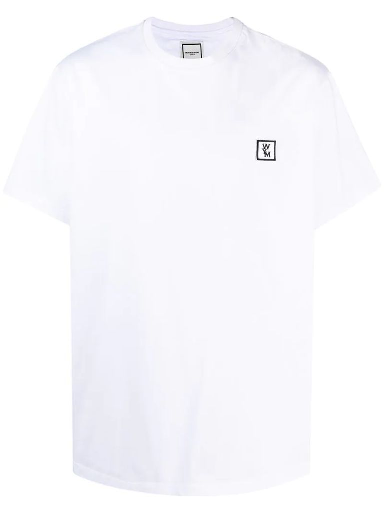 embroidered logo cotton T-shirt