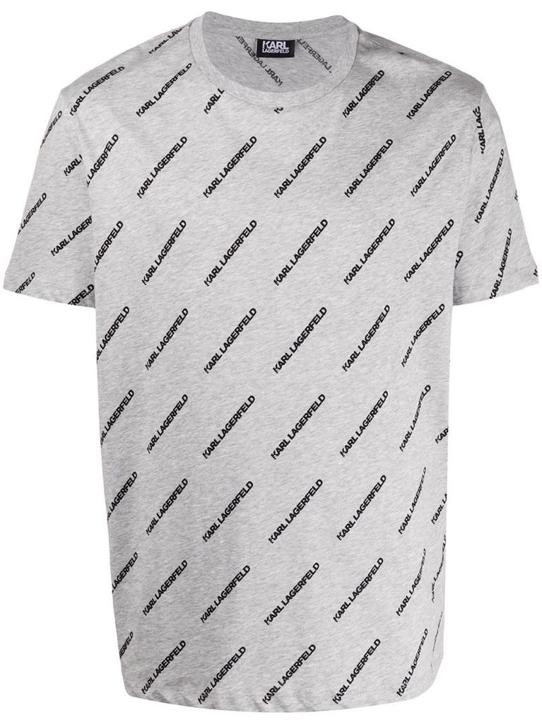 logo-print cotton T-shirt