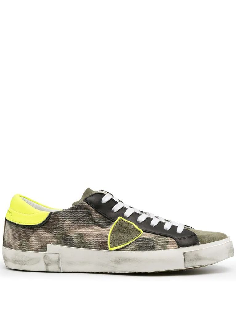 Prsx Camouflage Neon low-top sneakers