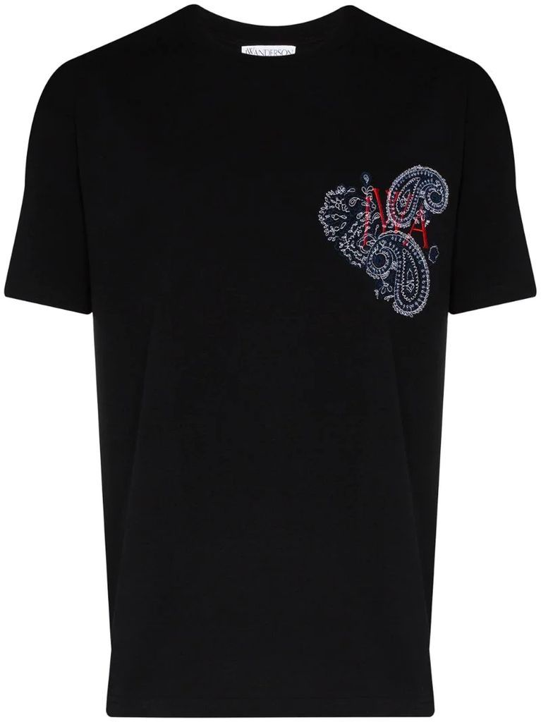 embroidered-logo short-sleeve T-shirt