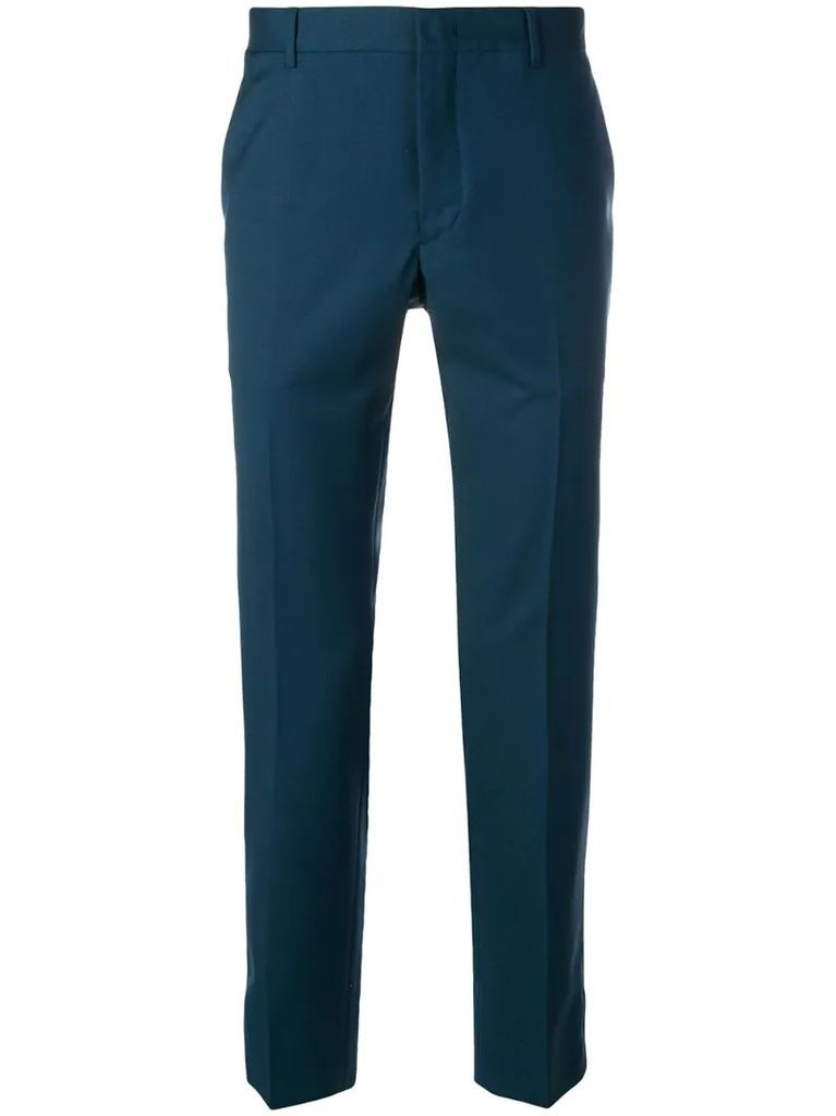 side panelled tailored trousers