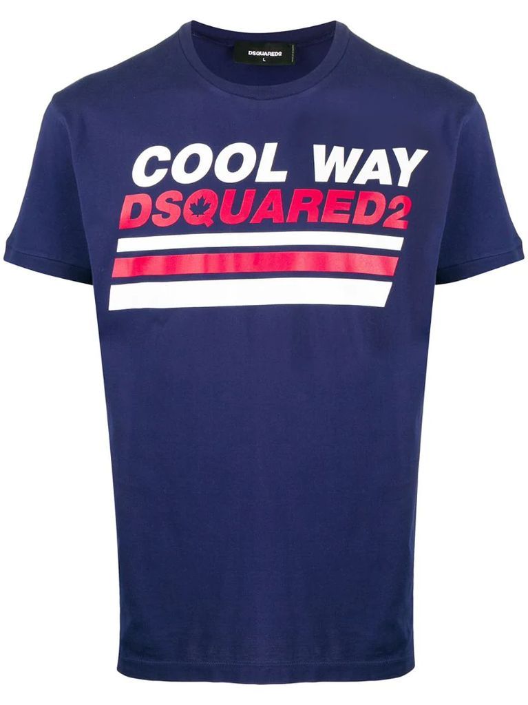 Cool Way print T-shirt