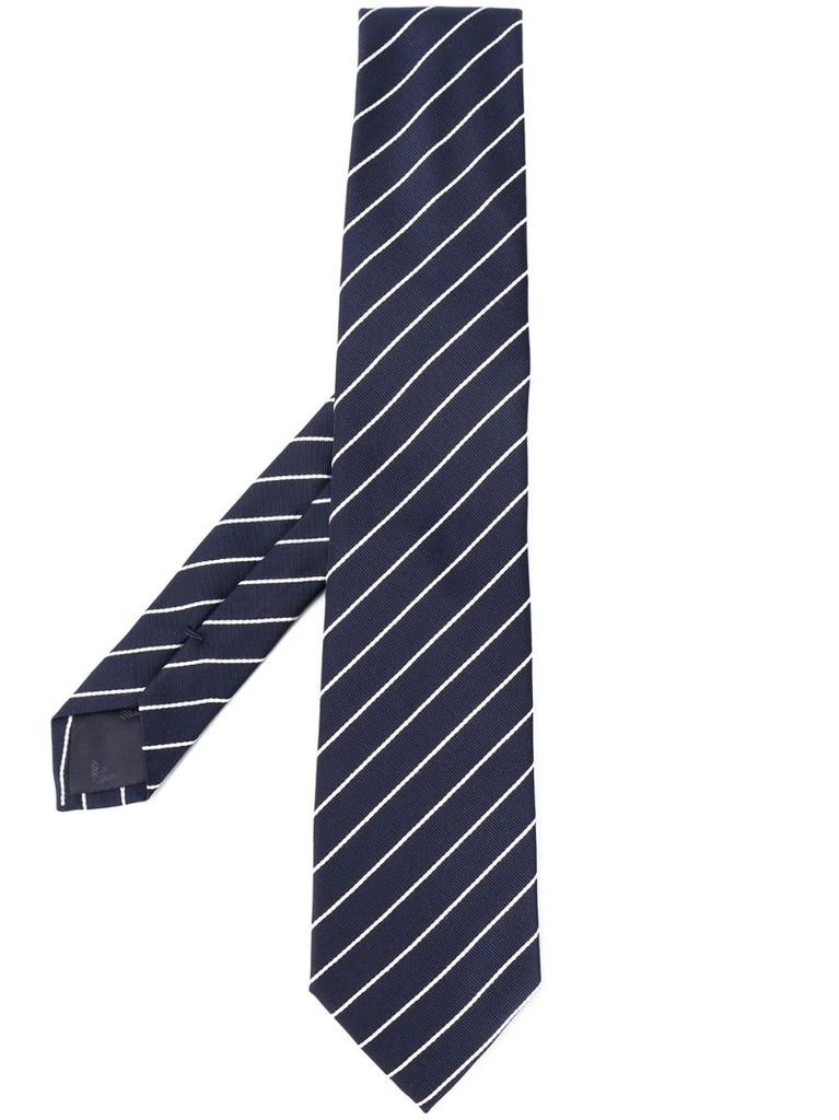 adjustable striped tie