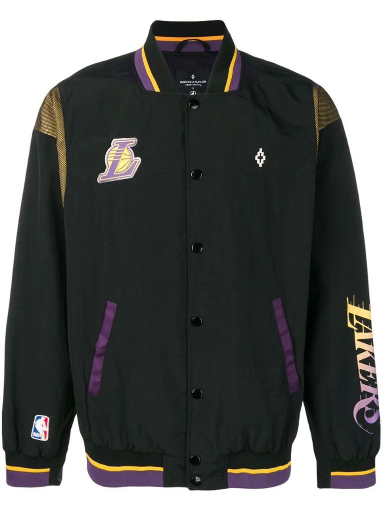 Marcelo Burlon x NBA LA Lakers bomber jacket