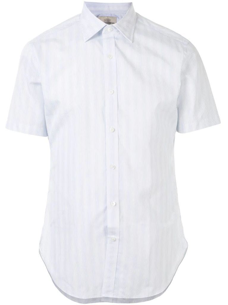 striped short sleeve shirt