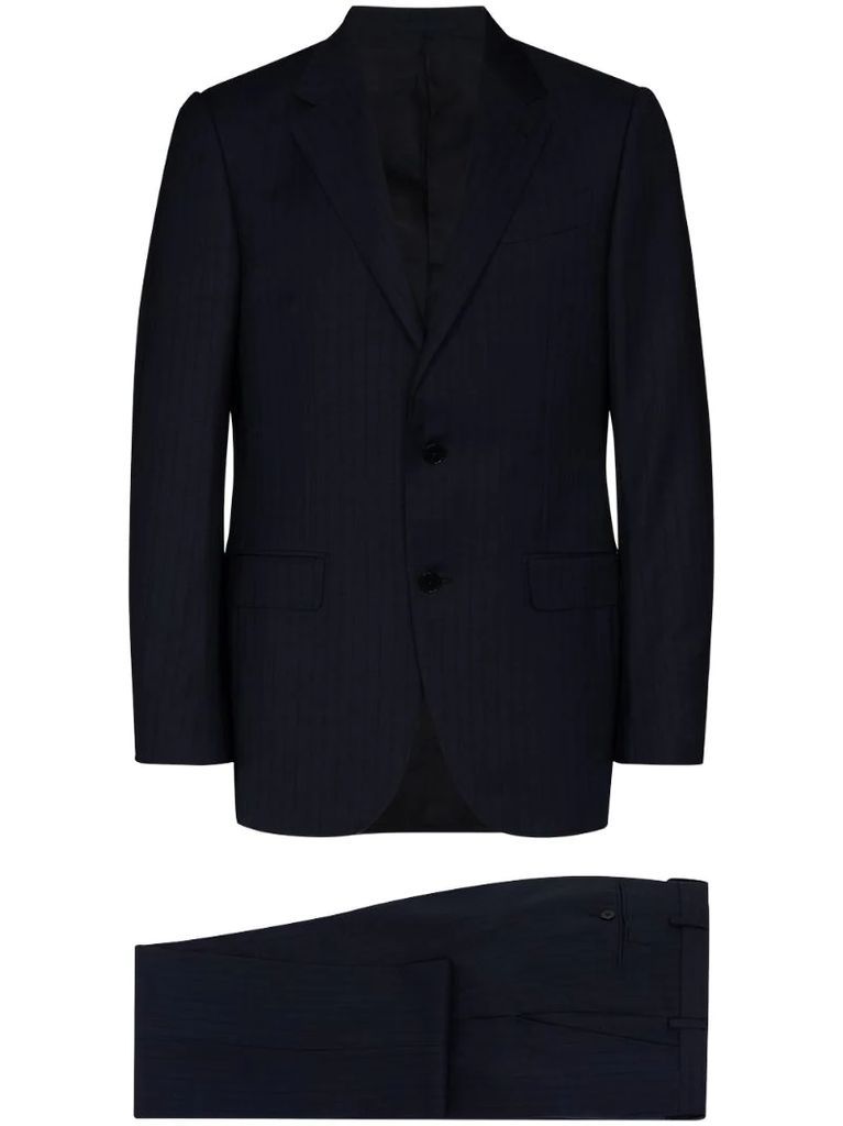 Milano tonal stripe two-piece tailored suit