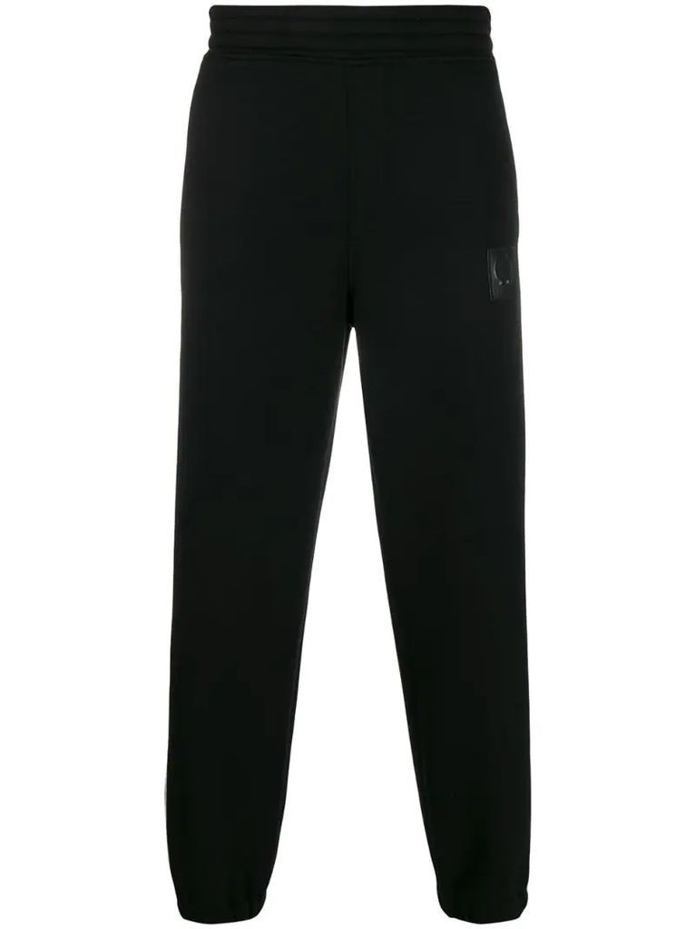 contrasting piping jogging trousers