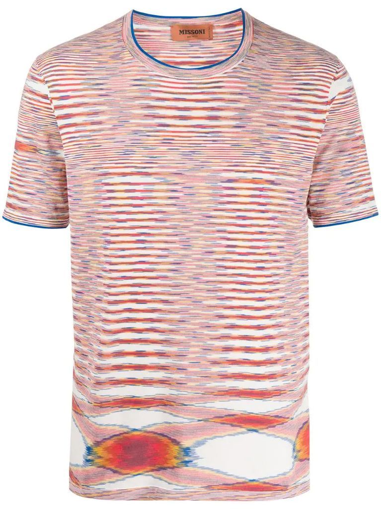 abstract stripe T-shirt