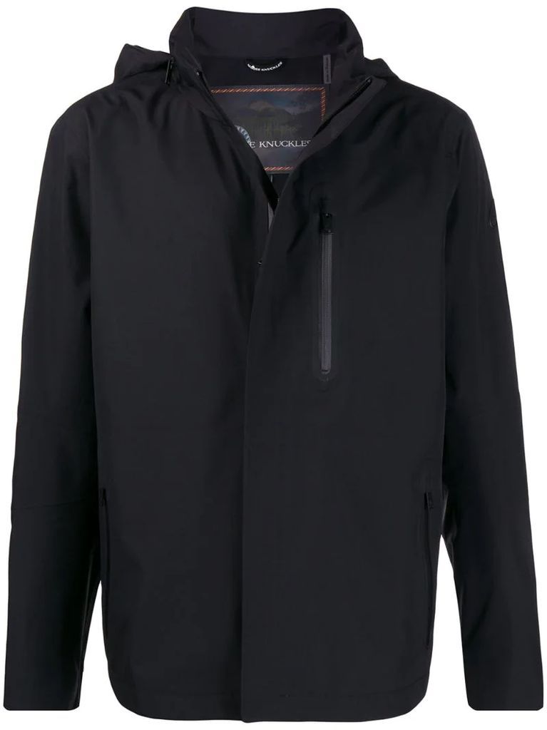 hooded windbreak jacket