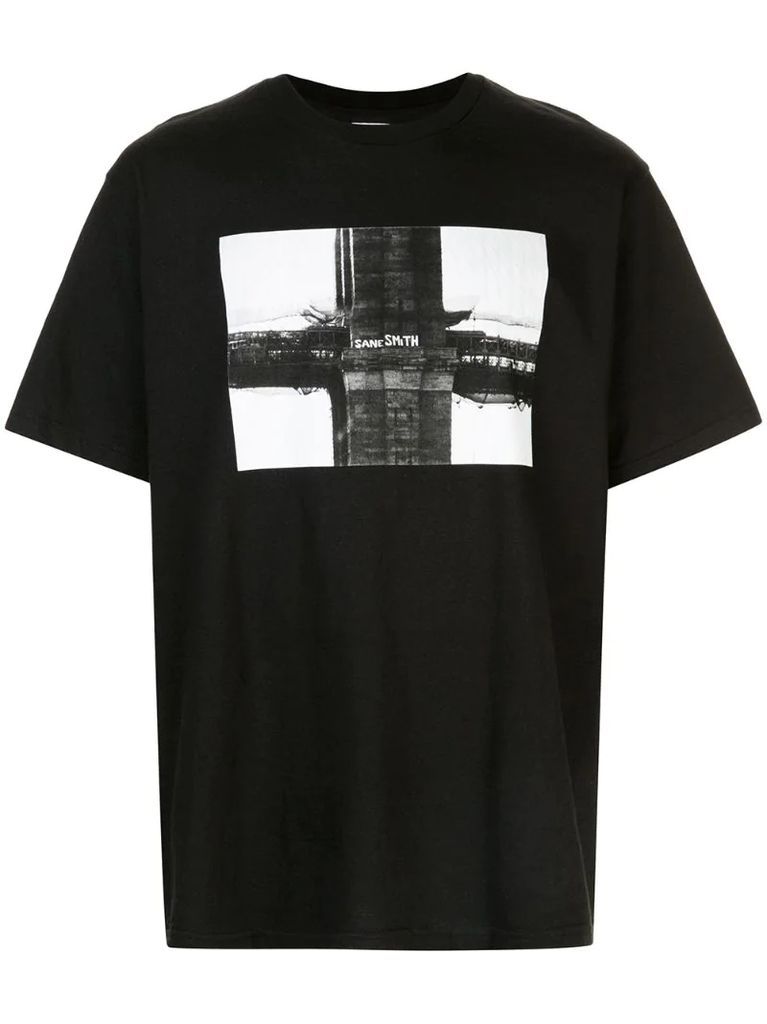 Bridge print T-shirt