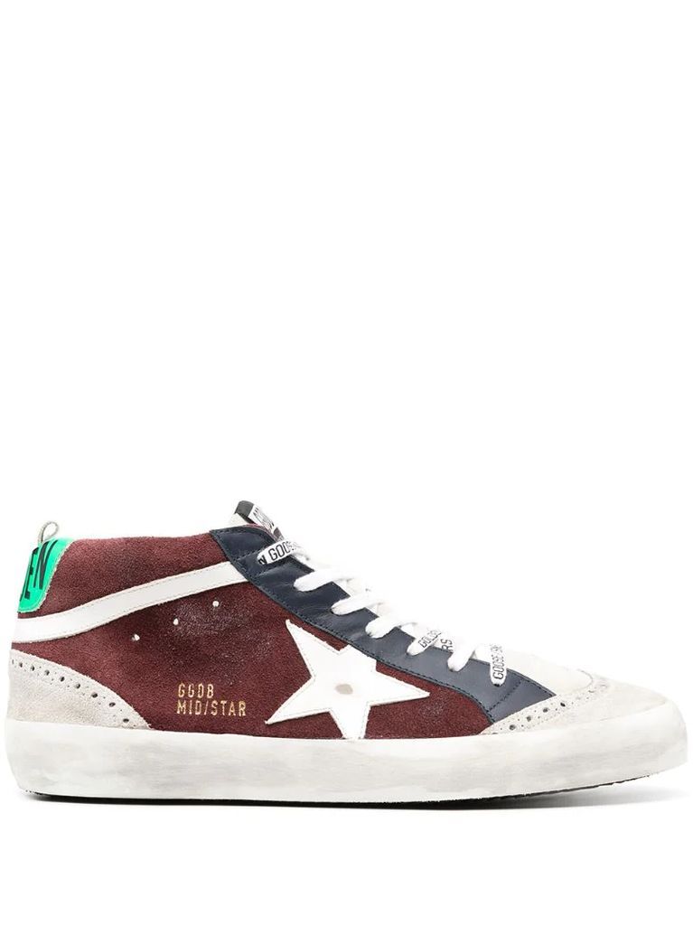 Mid Star high-top sneakers