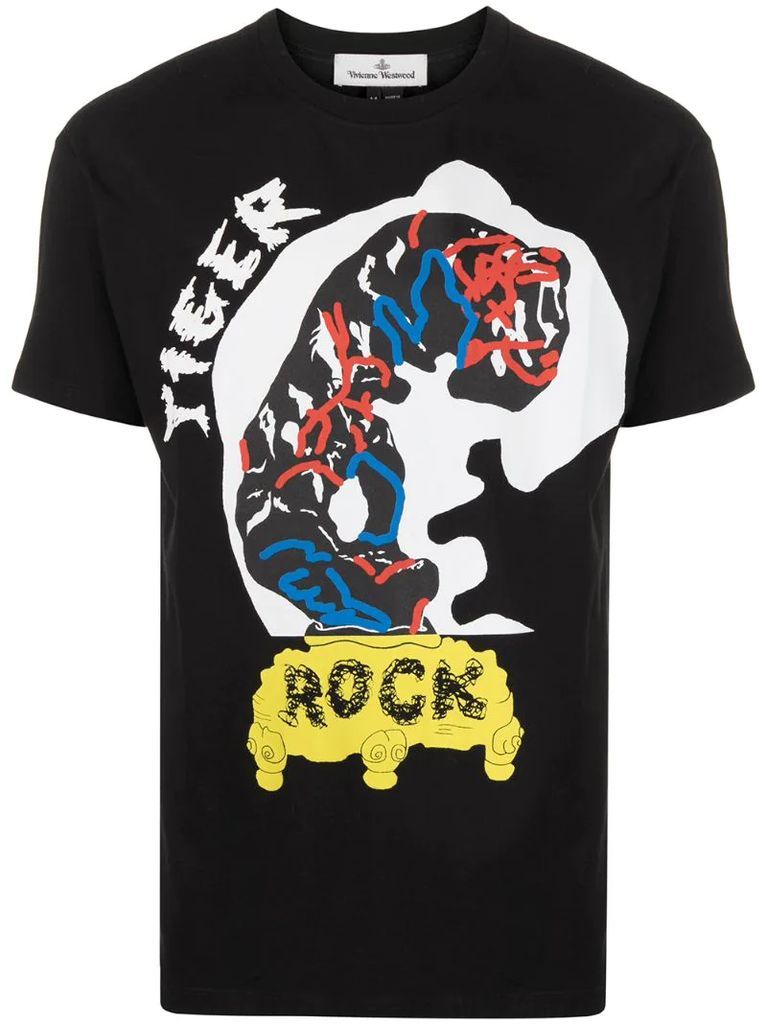 tiger rock organic cotton T-shirt