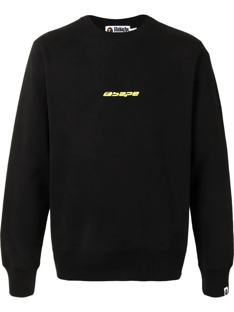 logo print crew-neck sweatshirt