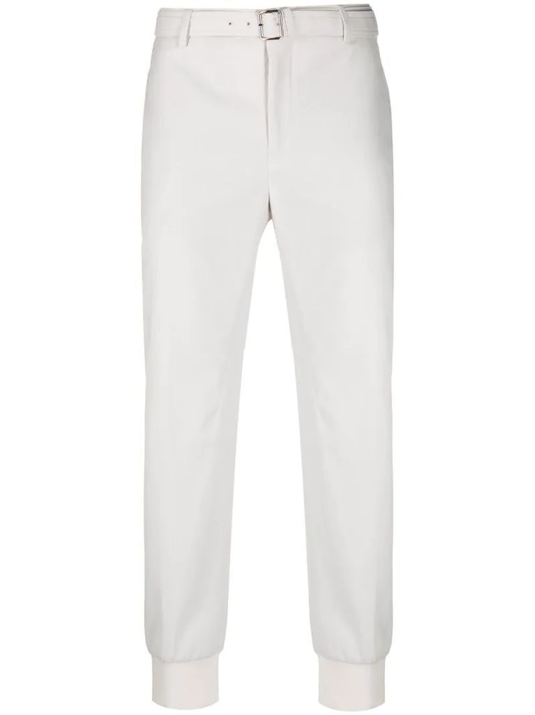 tailored tapered cuff trousers