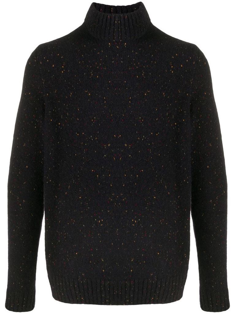 speckled-knit jumper