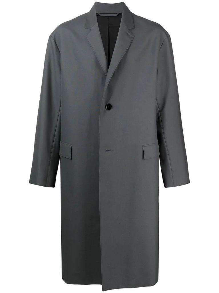 oversized-cut coat