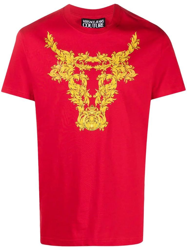 baroque-bull print t-shirt