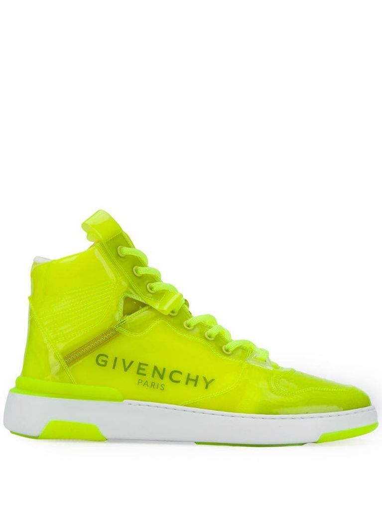 Wing Transparent high-top sneakers