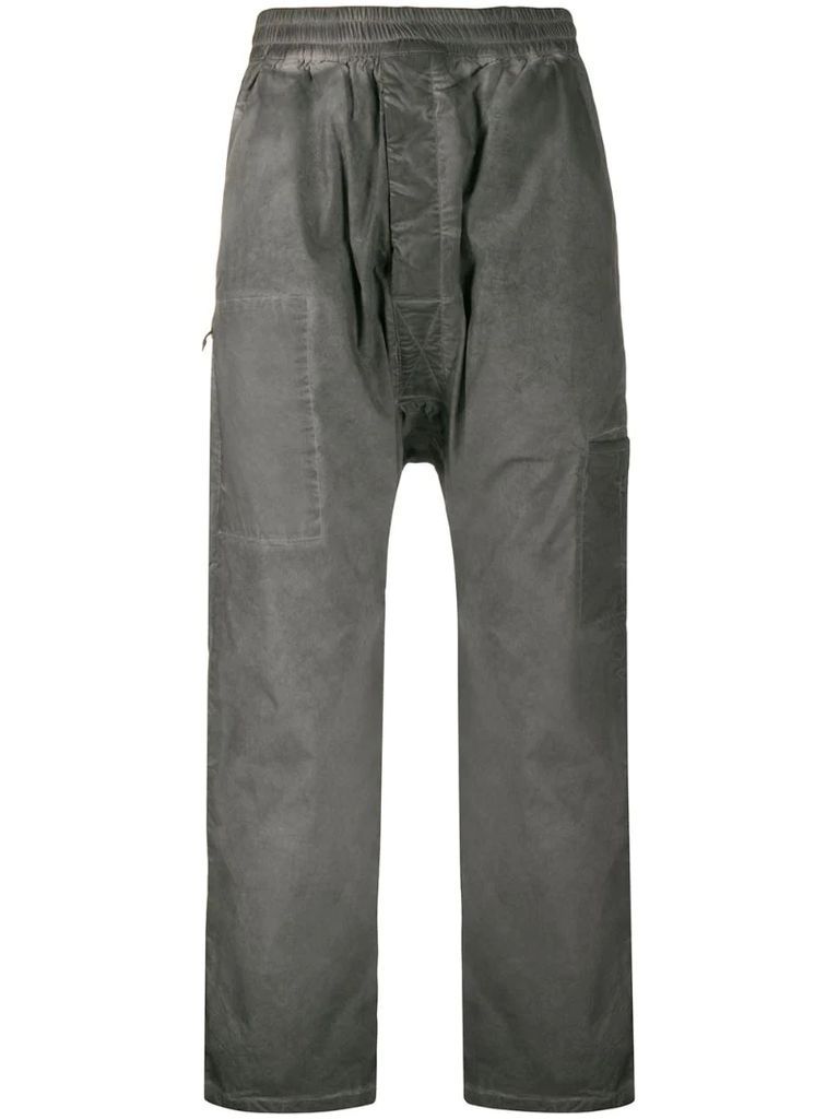 faded-effect track trousers