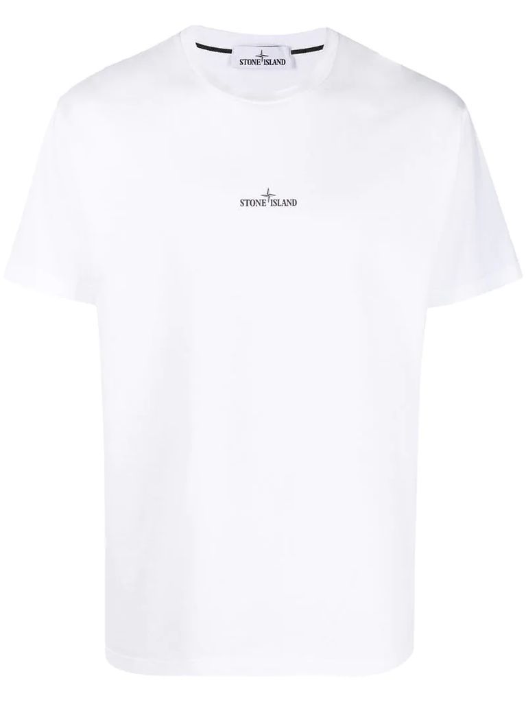 rear logo print T-shirt