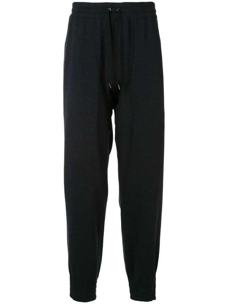 knitted track trousers