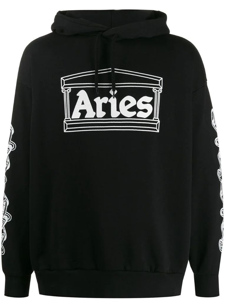 'Aries' print hoodie