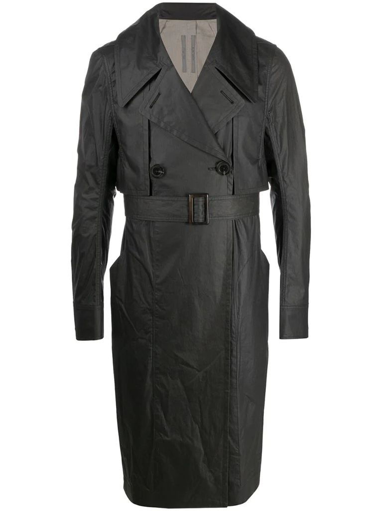 double breasted trench coat