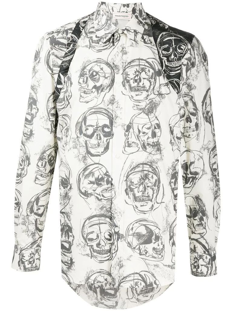 skull print shirt