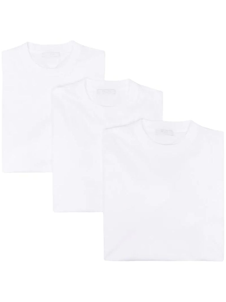 cotton jersey T-shirt three-pack