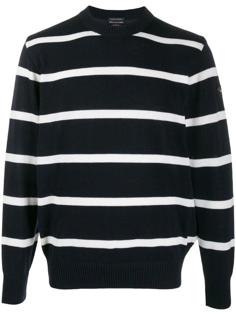striped print jumper