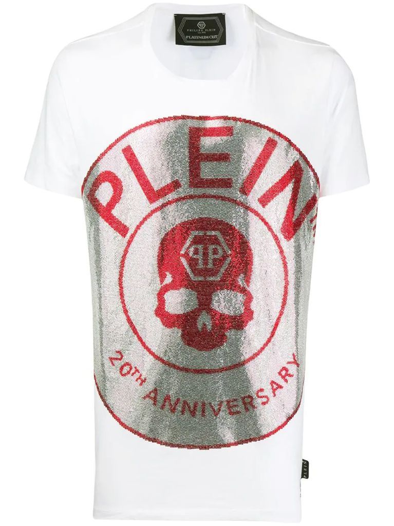 20th Anniversary embellished T-shirt