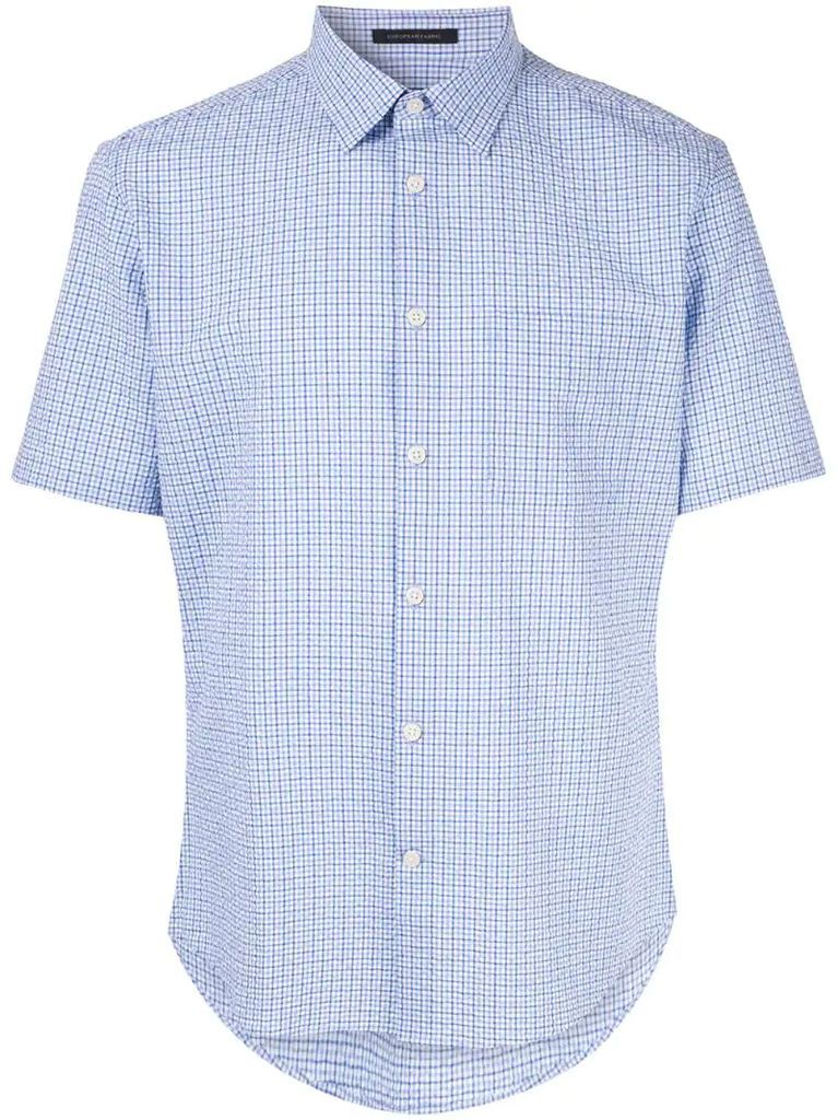 grid pattern shirt