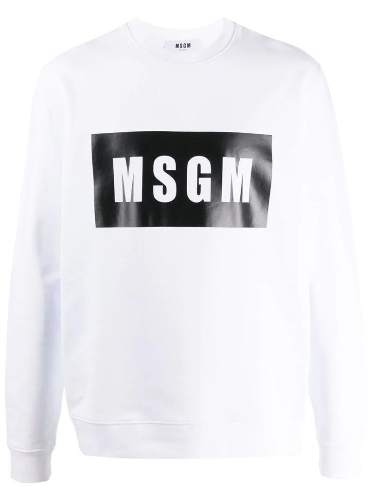 graphic logo-print sweatshirt