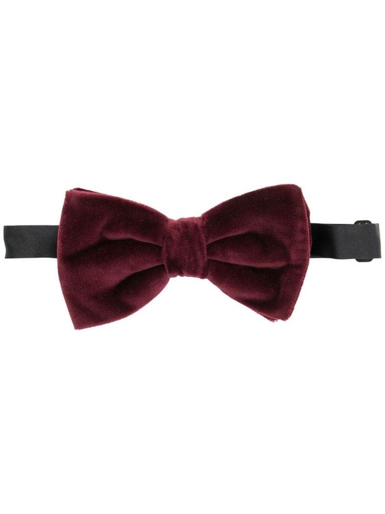 velvet bow tie