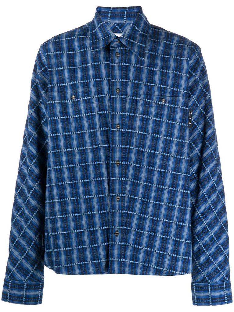 checkered flannel shirt