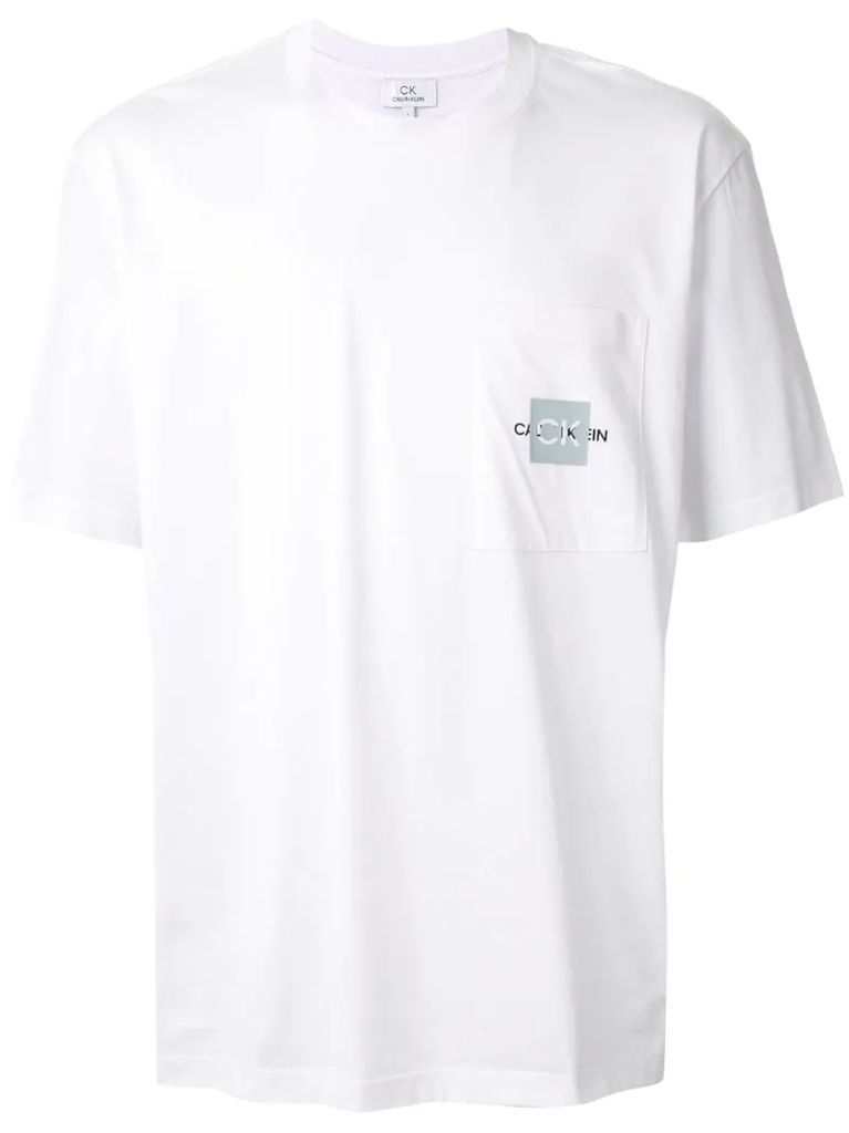 crew neck logo printed T-shirt