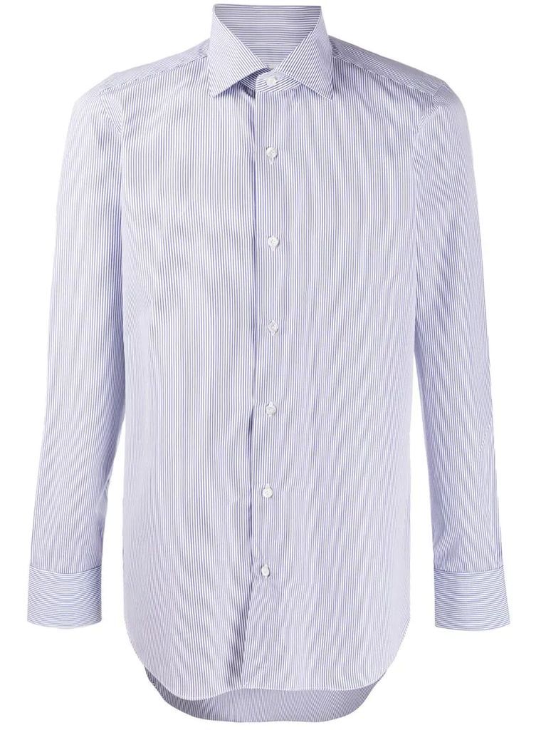 striped long-sleeve shirt