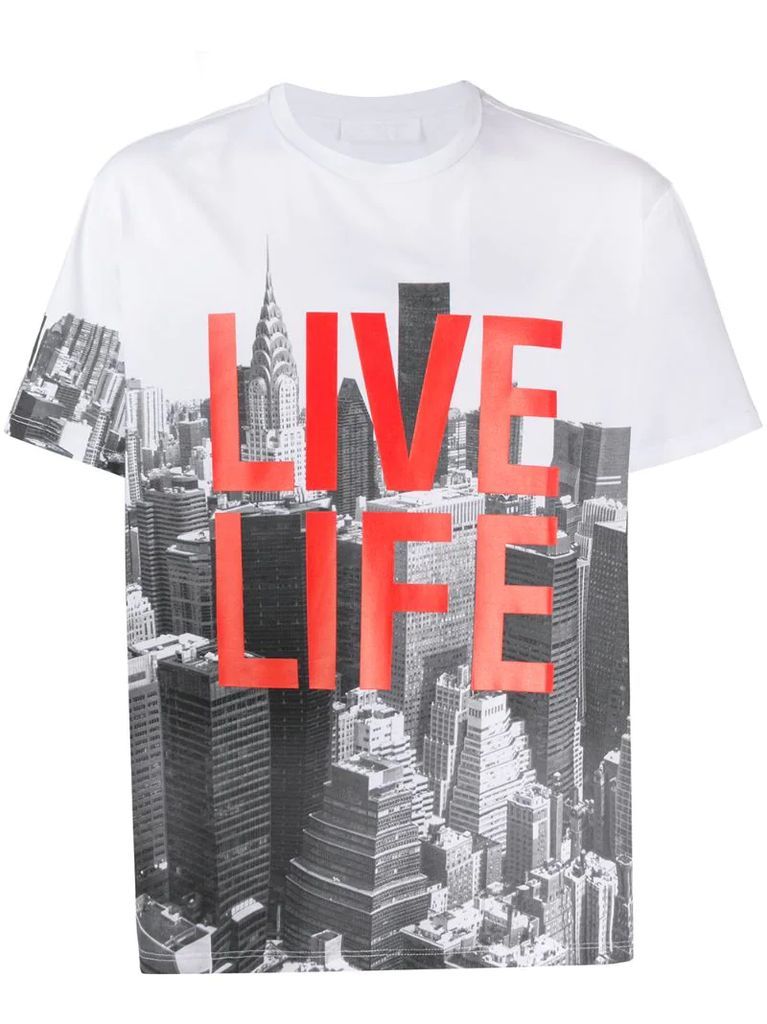 Live Life short-sleeved T-shirt