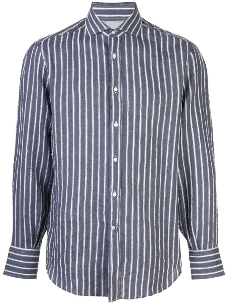 Narrow Striped linen shirt