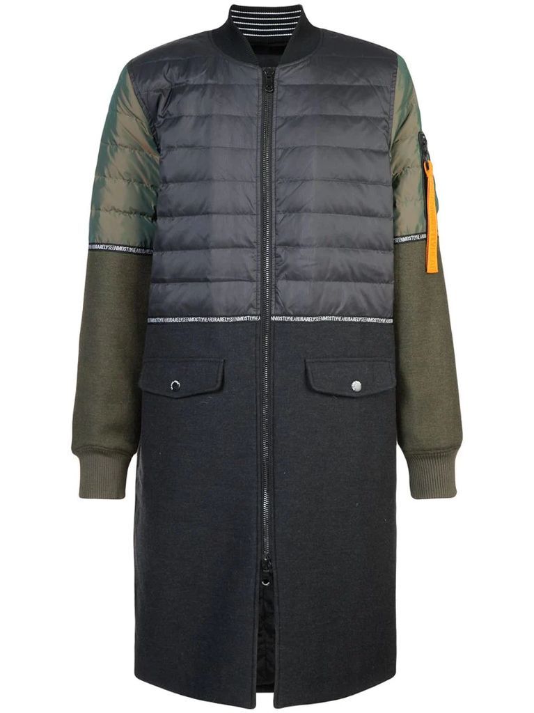 Hybrid fitted coat