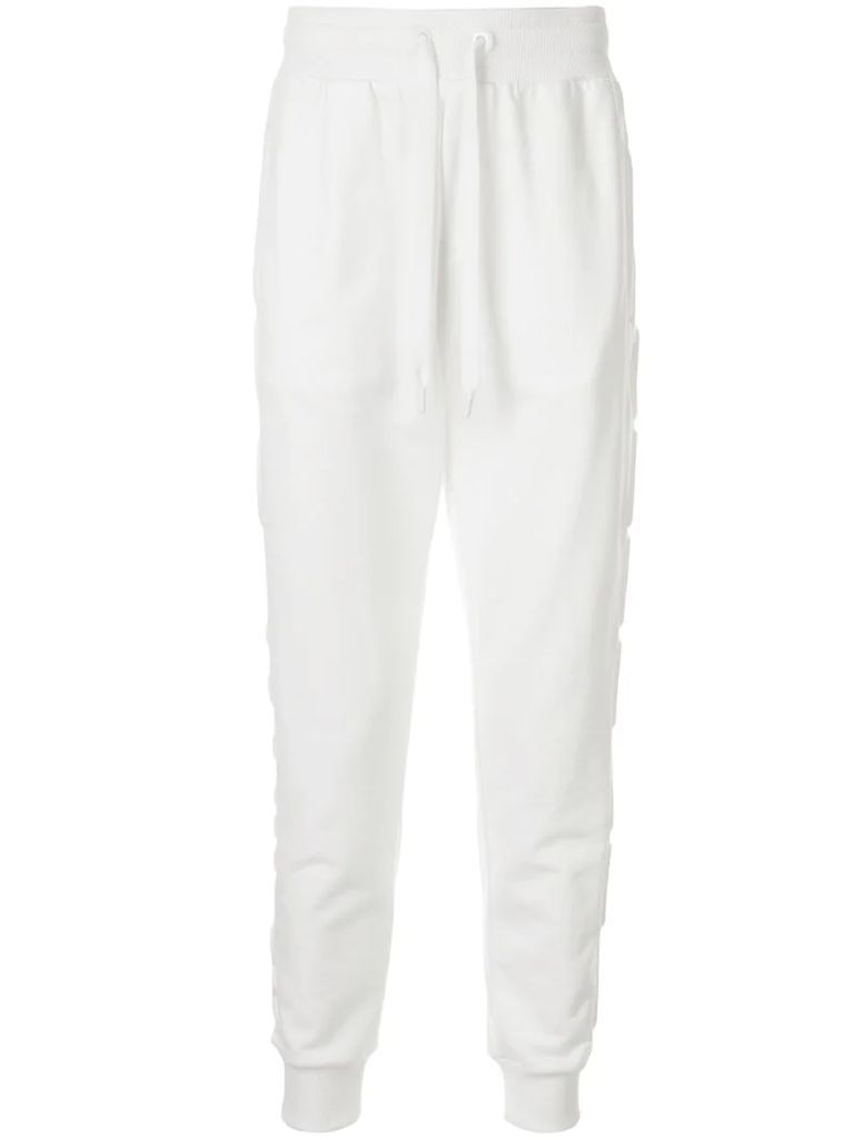 3D logo track trousers