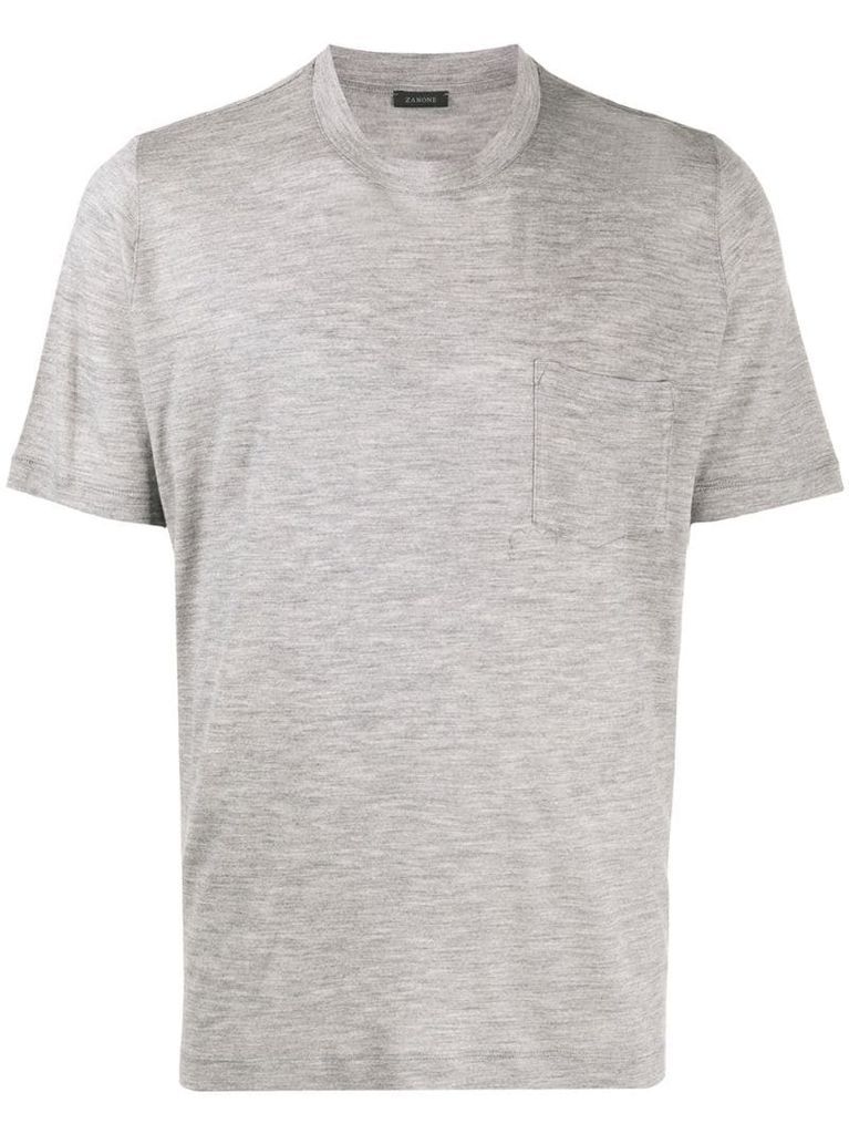 short-sleeved wool T-shirt