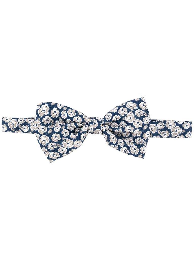 floral print bow tie
