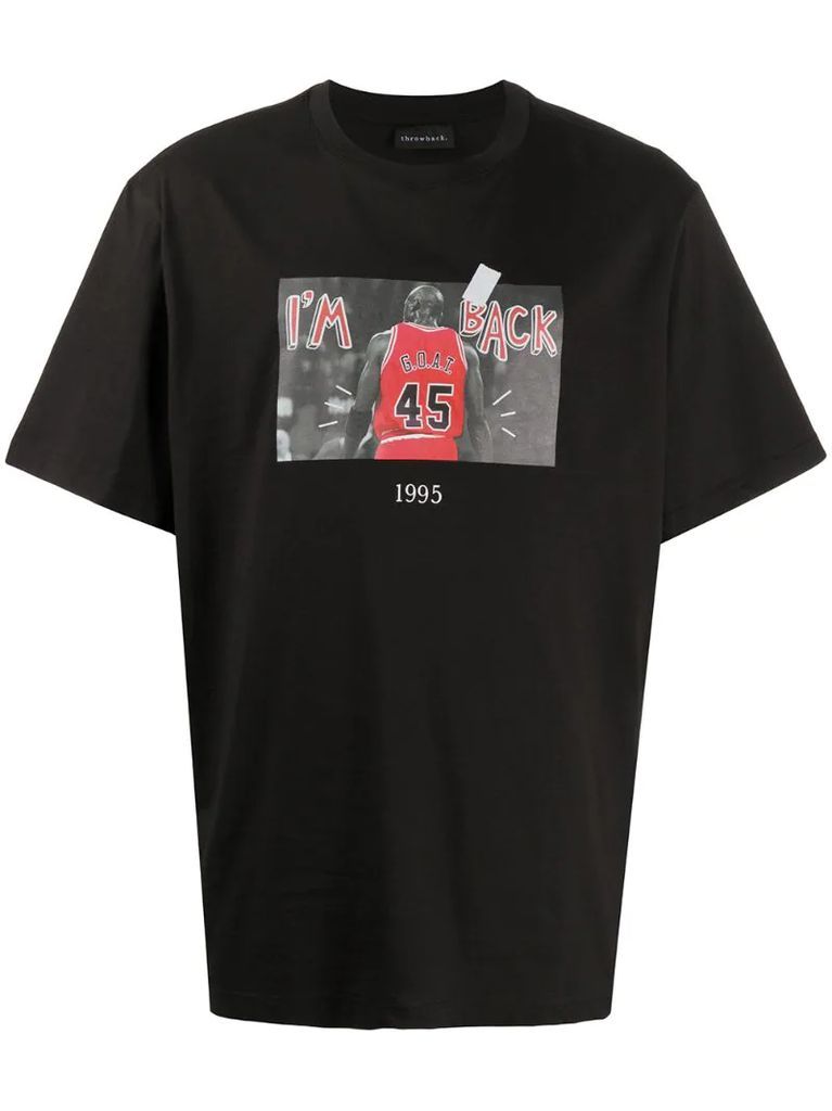 Michael Jordan graphic print T-shirt