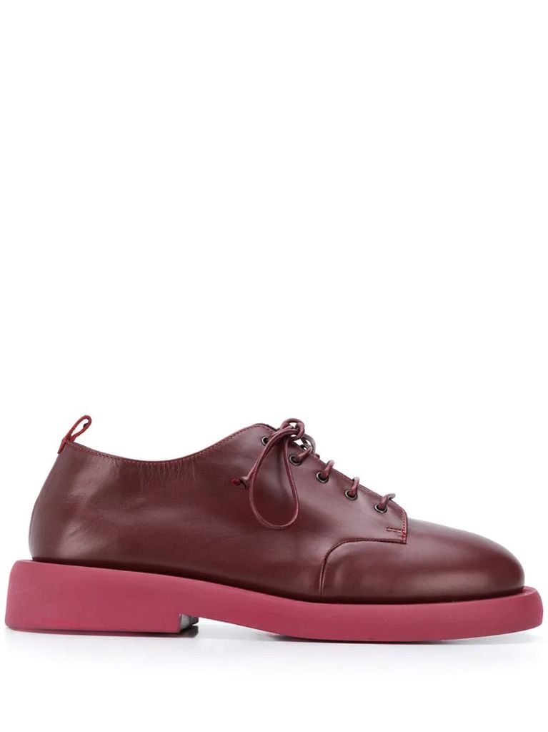 oversized sole Derby shoes