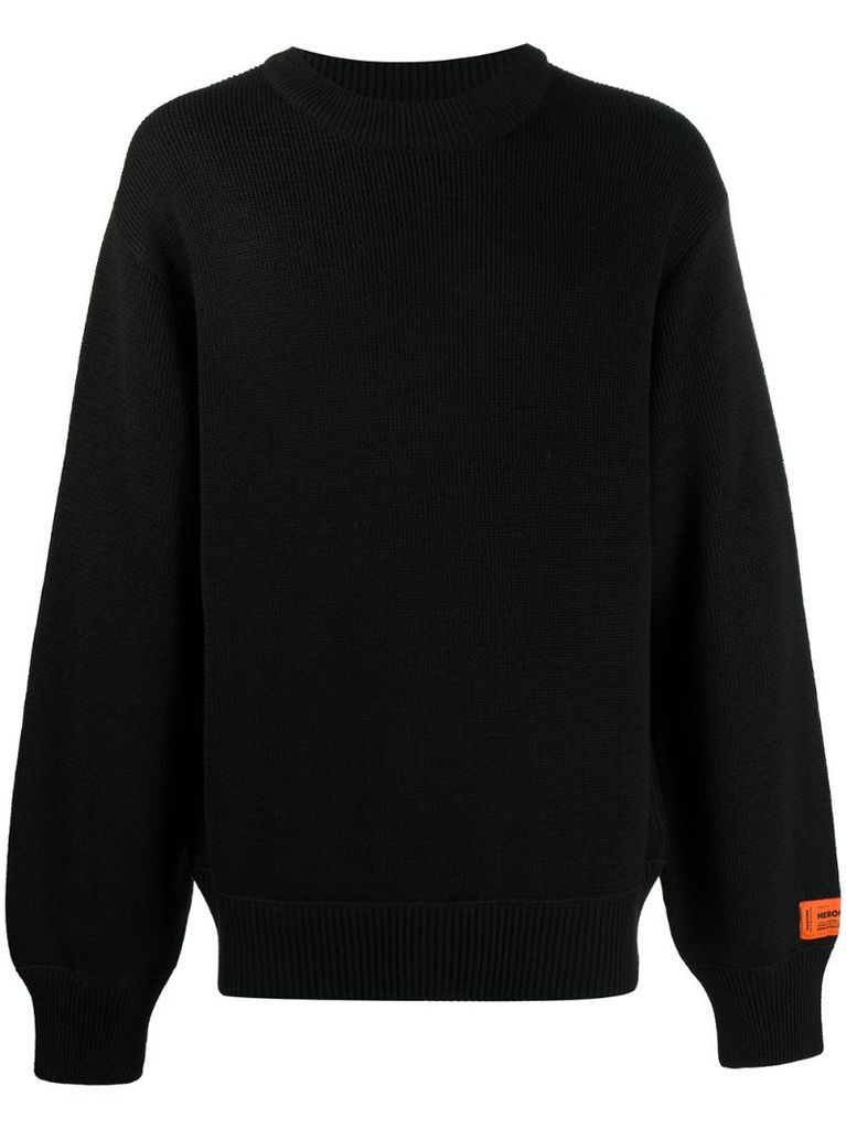logo-patch sweater